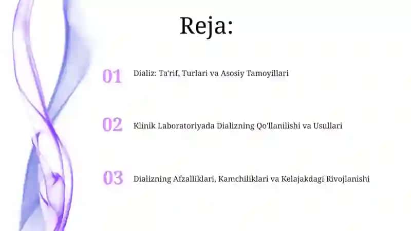 Dializ usulini klinik laboratoriya ishida ishlatilishi 2