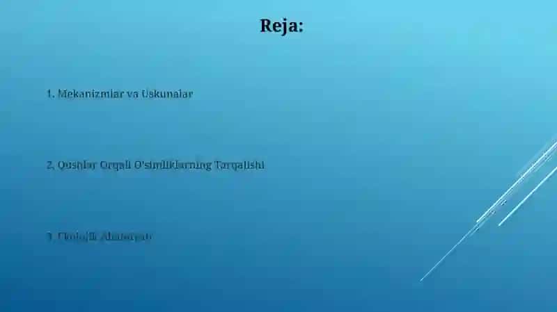 Oʻsimlilarni qushlar yordamida tarqalishi 2
