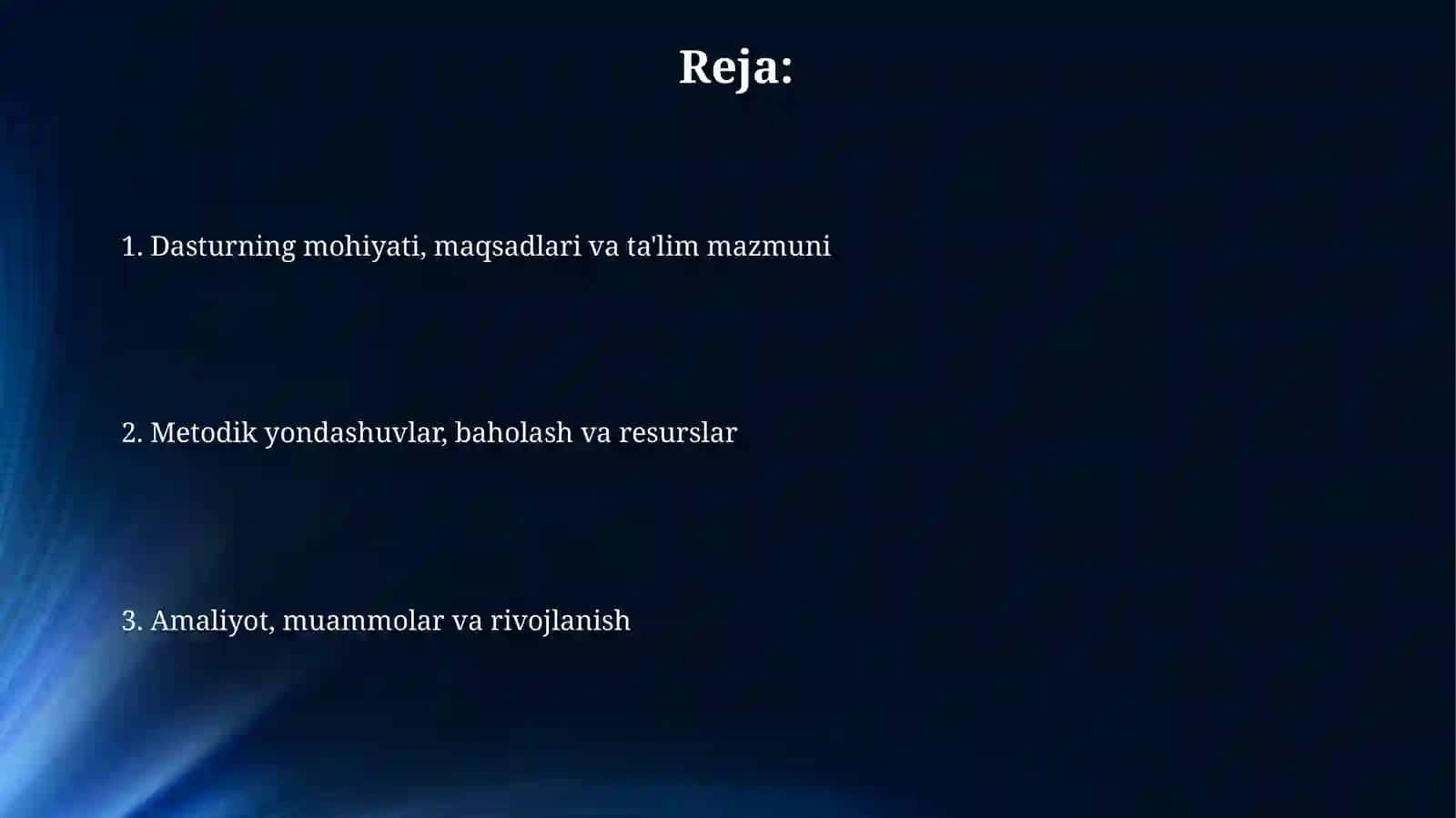Ilk qadam davlat oʻquv dasturi asosida taqdimot tayyorlash 2