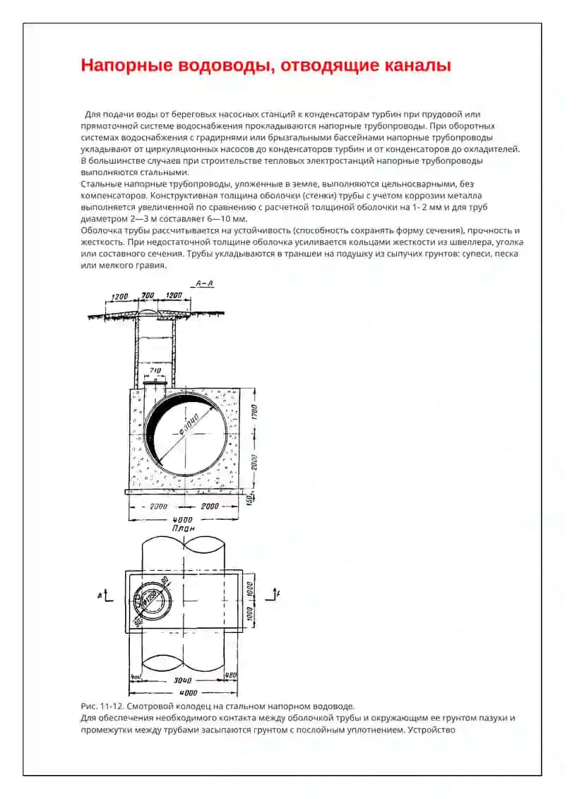 Напорные трубопроводы 2