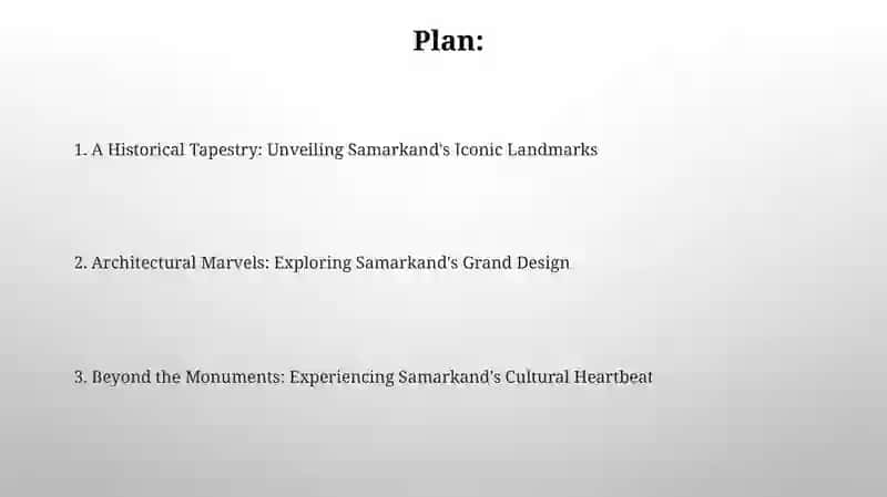 Sighteeing of Samarkand 2