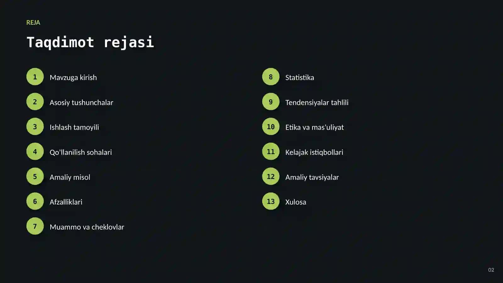 SUN'IY INTELLEKT • AI SANOAT VA ISHLAB CHIQARISHDA 2