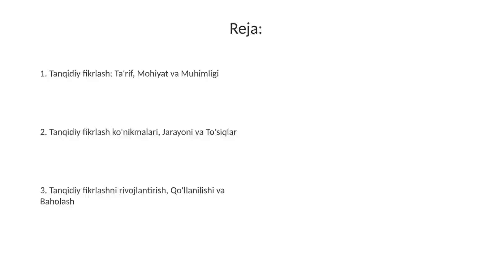 Tana fikrlash 2
