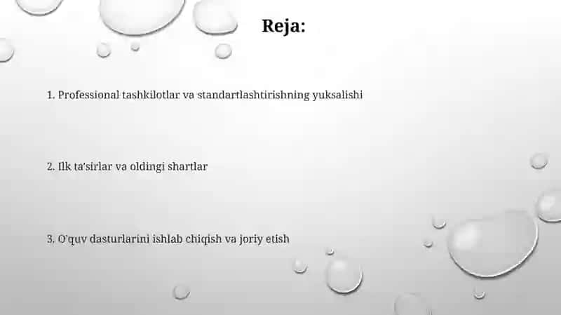 Kutubxonashunoslik fanining ilmiy o'quv fani sifatida paydo bo'lishi va shakllanishi 2