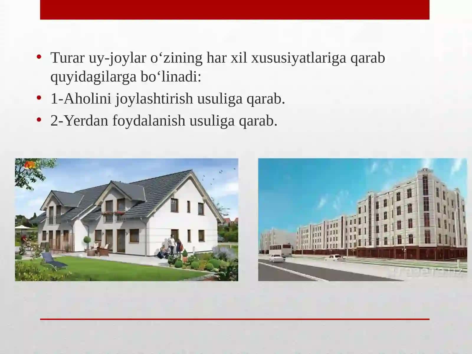 Binolarning tasnifivaturlari 2