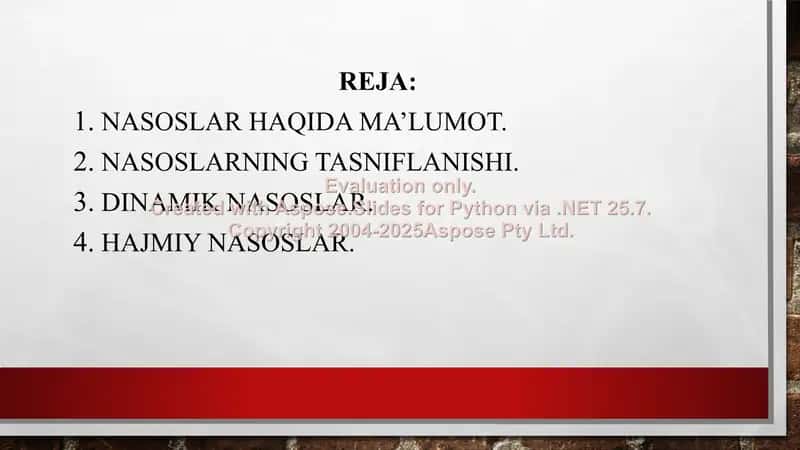 Nasoslar, porshenli nasoslarning ishlash prinsiplari 2