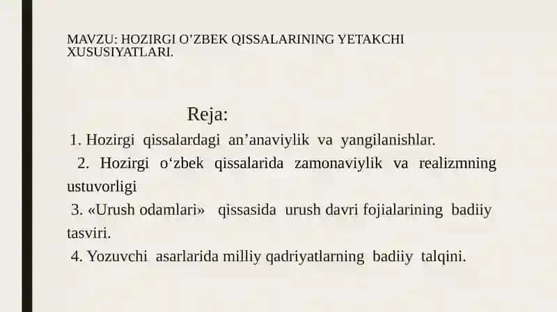 O'zbek tili 2