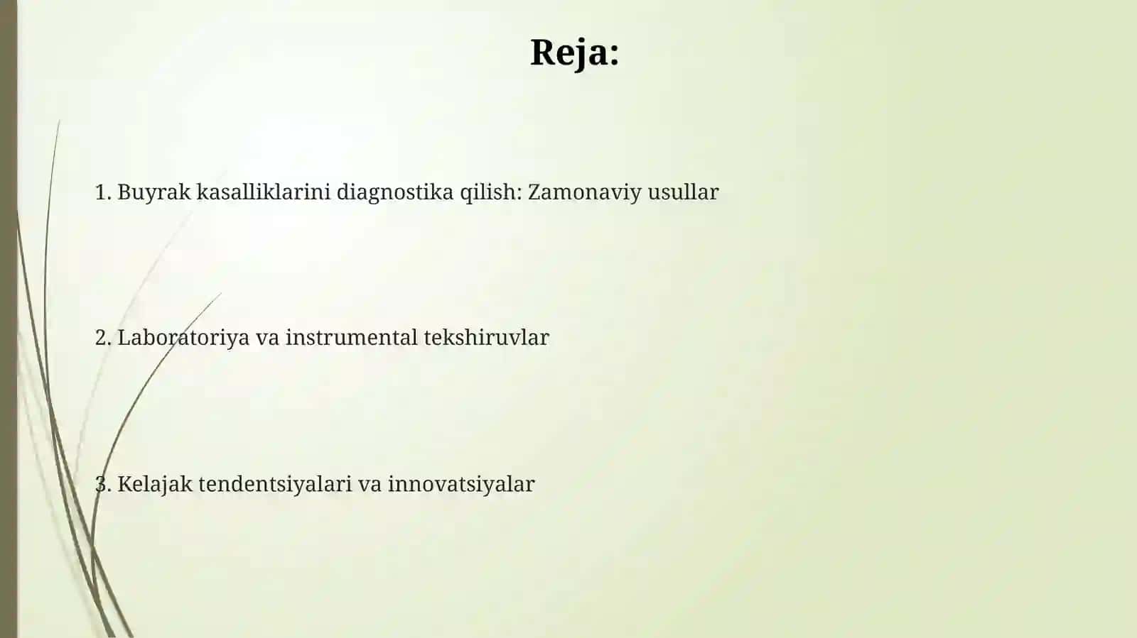 Buyrak kasalliklari zamonaviy tekshiruv usullari 2