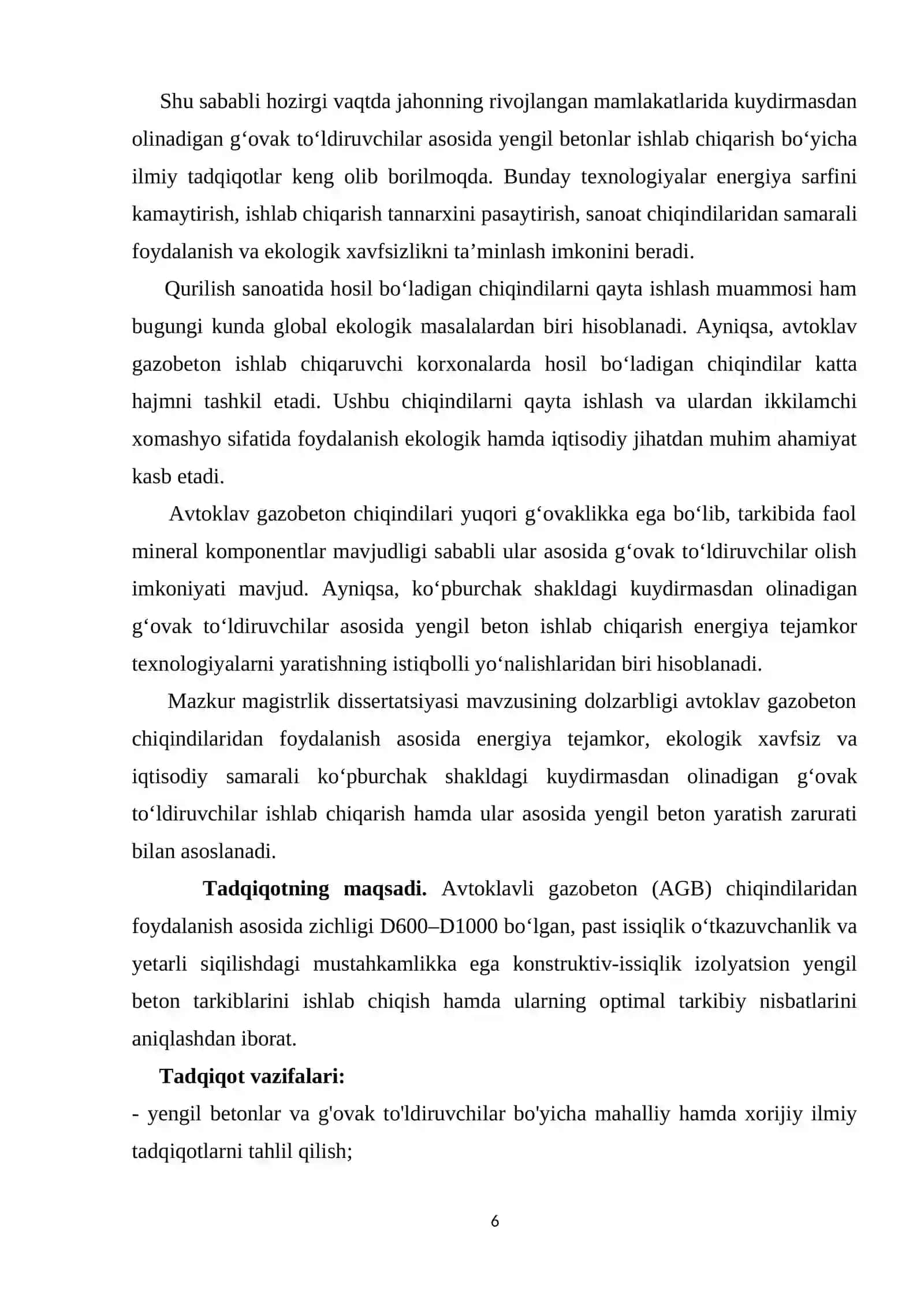 Mavzu: Magistrlik dissertatsiyasi mavzusining asoslanishi va uning dolzarbligi 2