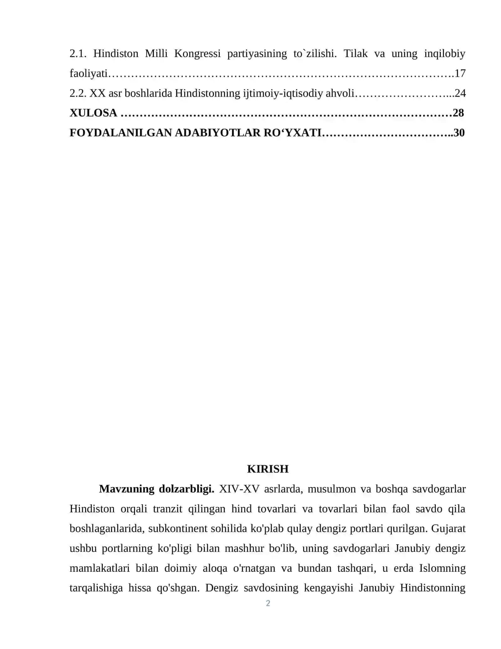 Hindistonda Angliya hukmronligining o’rnatilishi 2