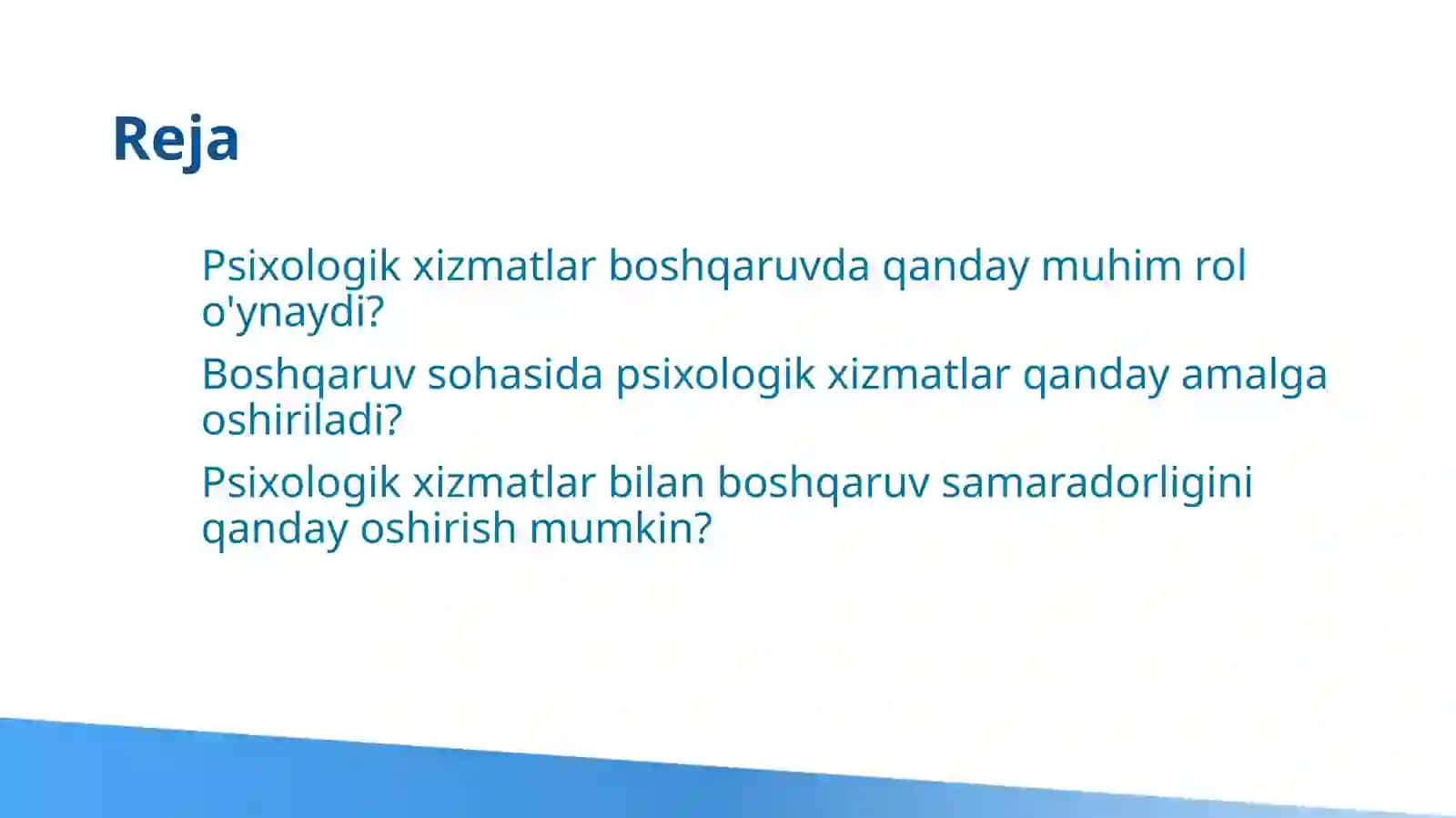 Boshqaruv sohasida psixologik xizmat 2