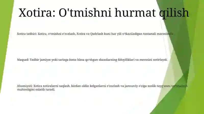 Xotira Va Qadrlash Kuni 2
