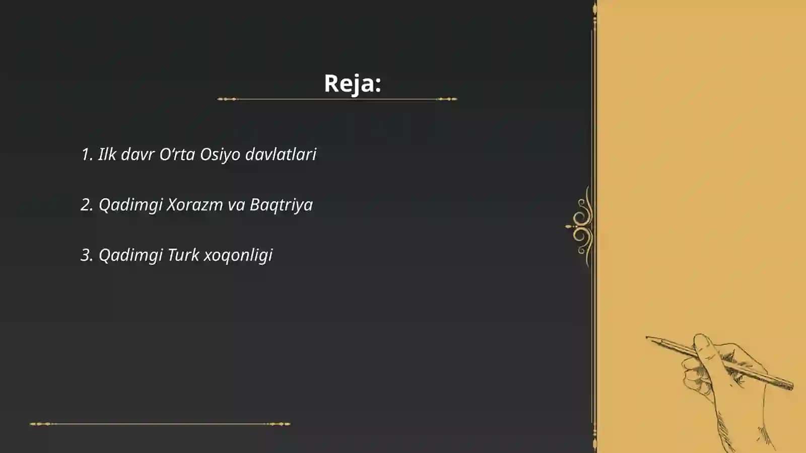 O‘zbek davlatchiligining tarixiy bosqichlari 2