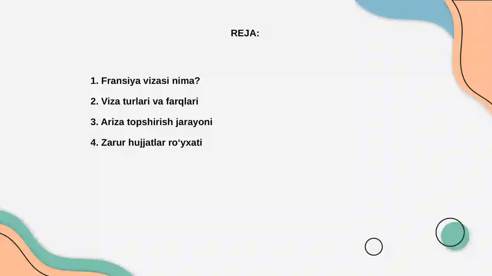 Fransiya visa haqida 2