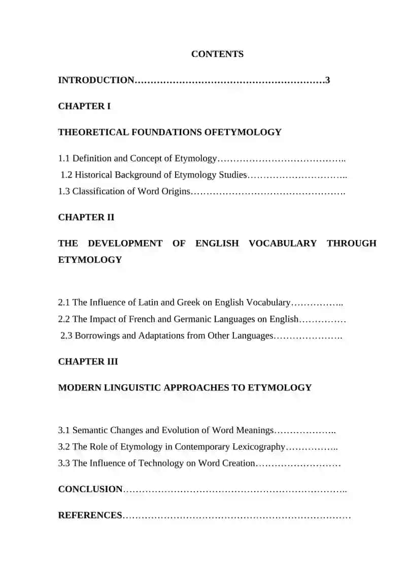 Etymology of Words 2