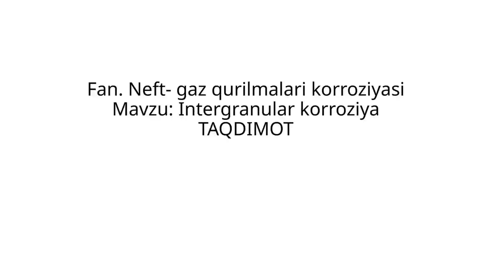 Neft-Gaz Qurilmalari Korroziyasi 2