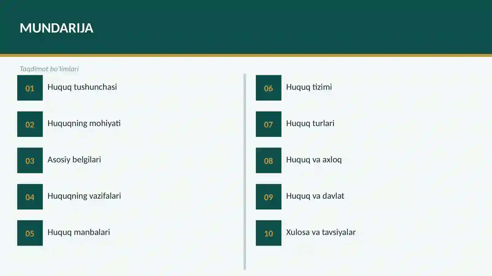 HUQUQ 2