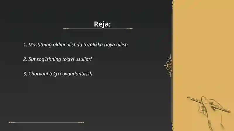 Mastitni oldini olish tadbirlari 2