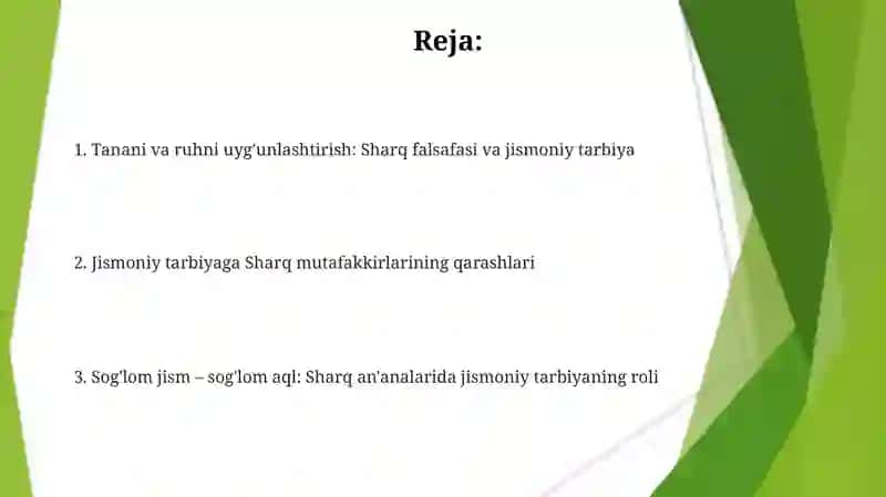 Sharq mutafakkirlarining jismoniy tarbiya haqidagi qarashlari 2