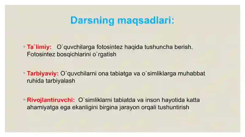 Hujayraning oziqlanishi 2
