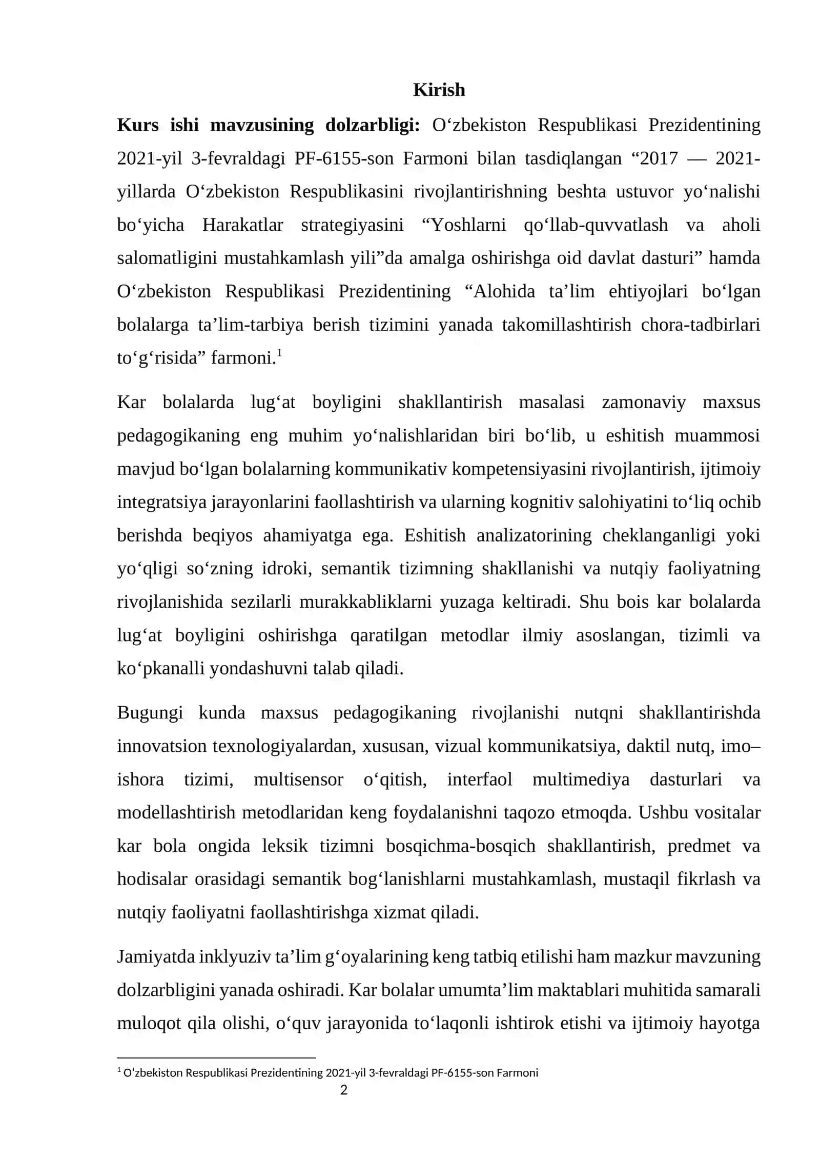 Kar bolalarda lug‘at boyligini rivojlantirishning amaliy metodlari 2