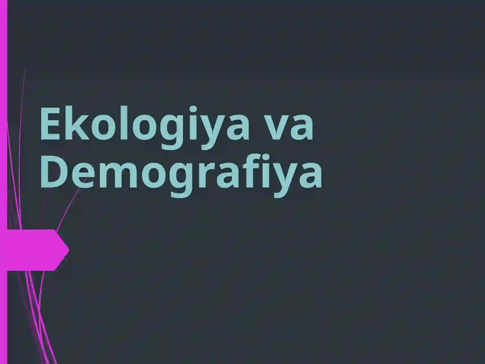 Avtomobil Ekologiyasi Fanidan Taqdimot 2