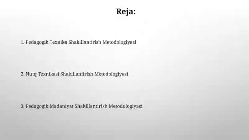 Pedagogik Texnika Shakillantirish Metodologiyasi 2