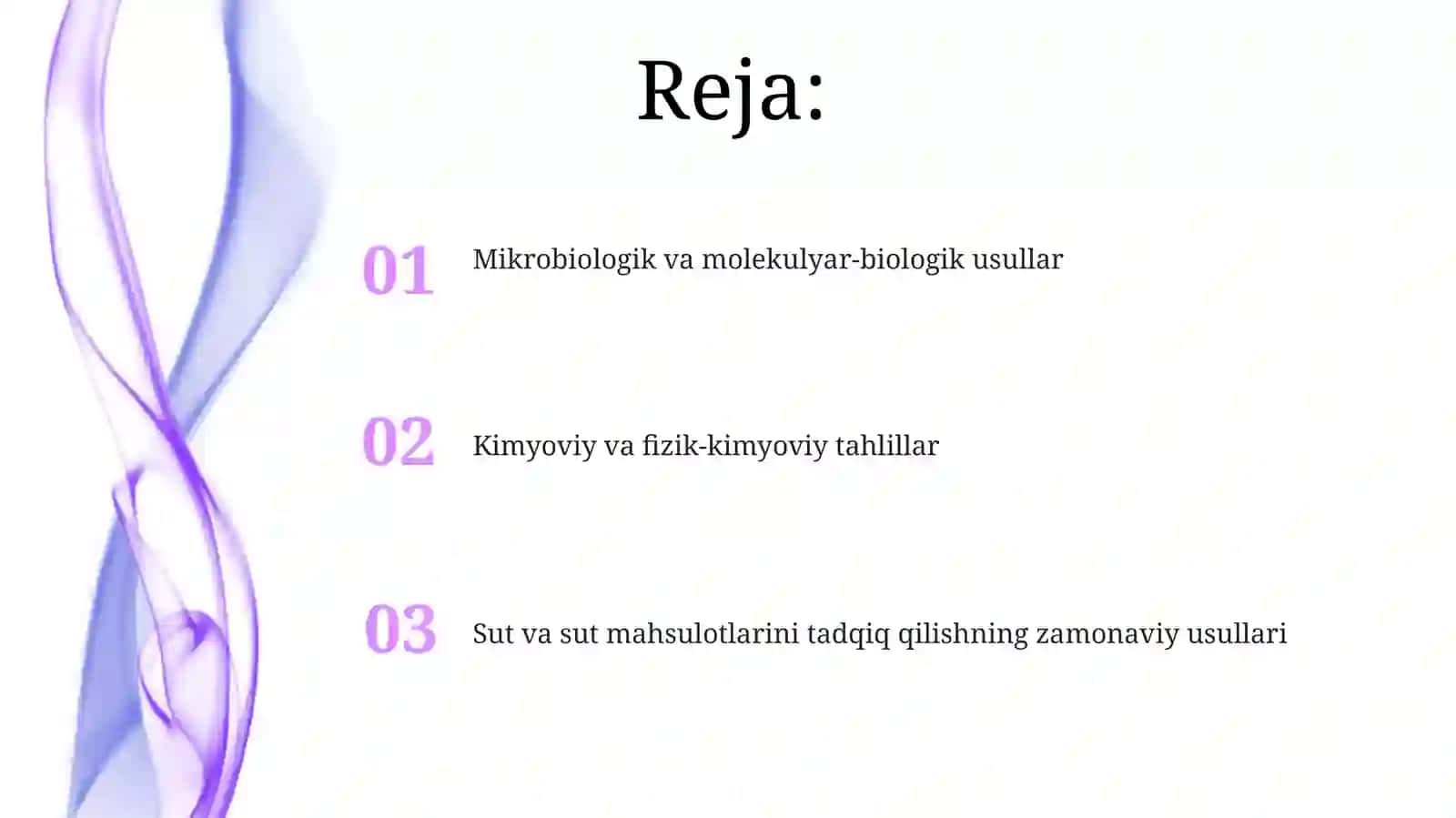 Sut va sut mahsulotlarini tadqiq qilishning zamonaviy usullari 2