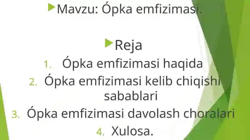 Ópka emfizemasi 2