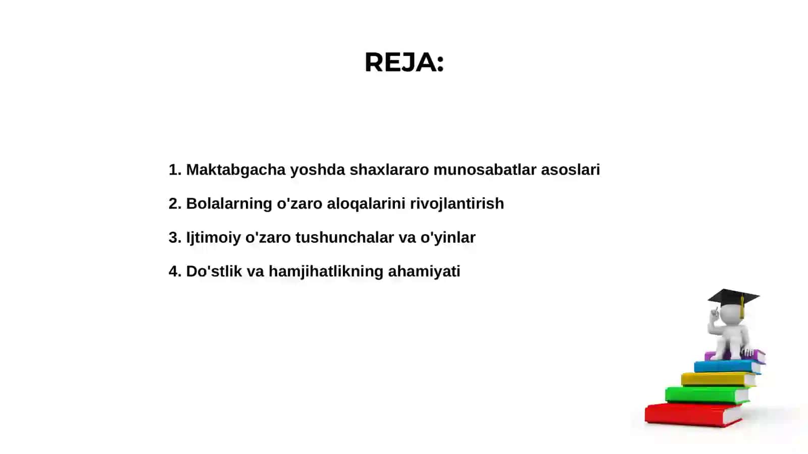 Maktabgacha yoshda shaxlararo munosabatlar asoslari 2