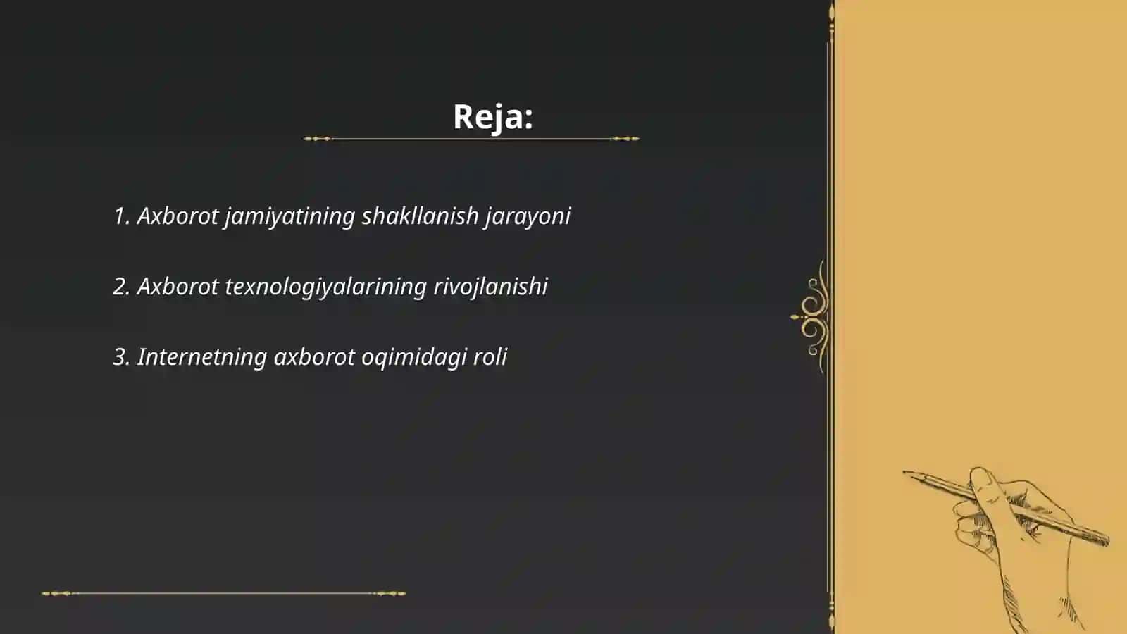 Axborotlashgan jamyat taraqqiyotida axborot oqimining kuchayishi 2