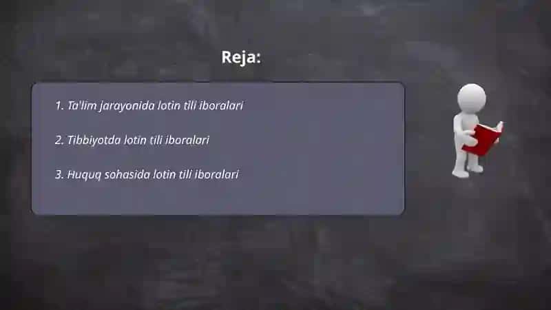 Lotin tili iboralarining hayotimizda tutgan o’rni 2