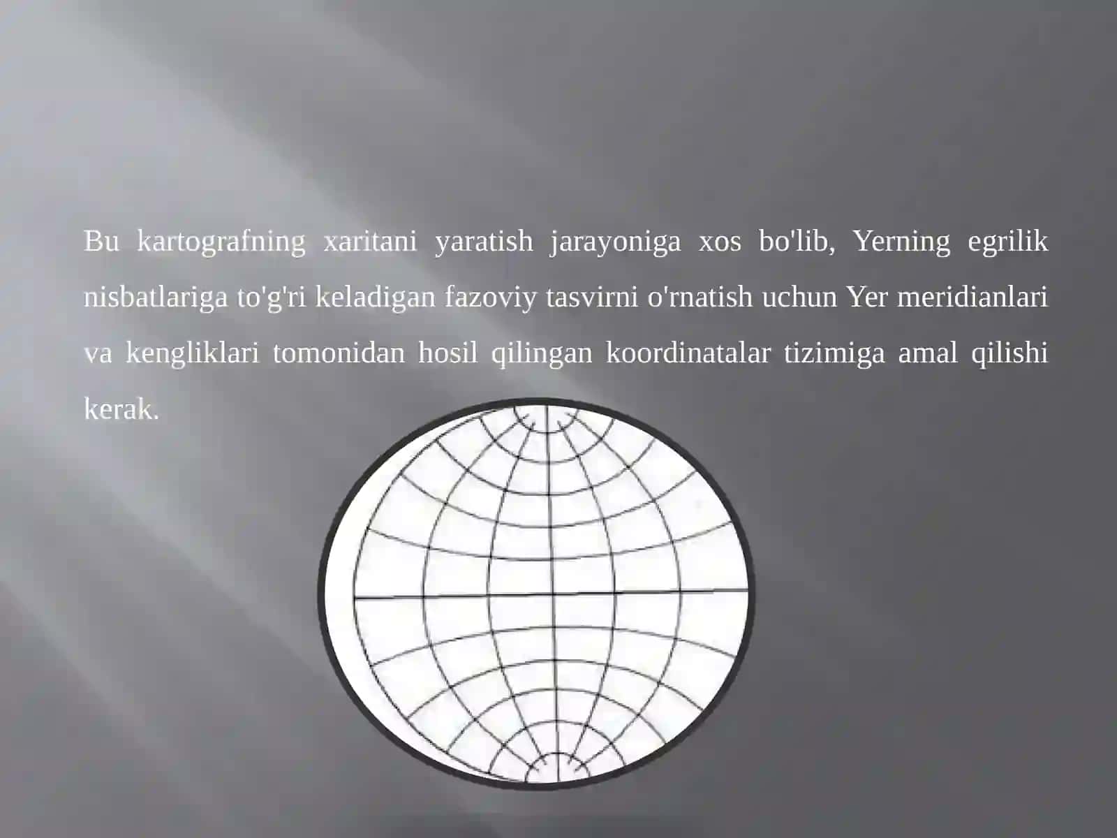Kartalarni modellashtirish kartografik menejment va boshqalar 2