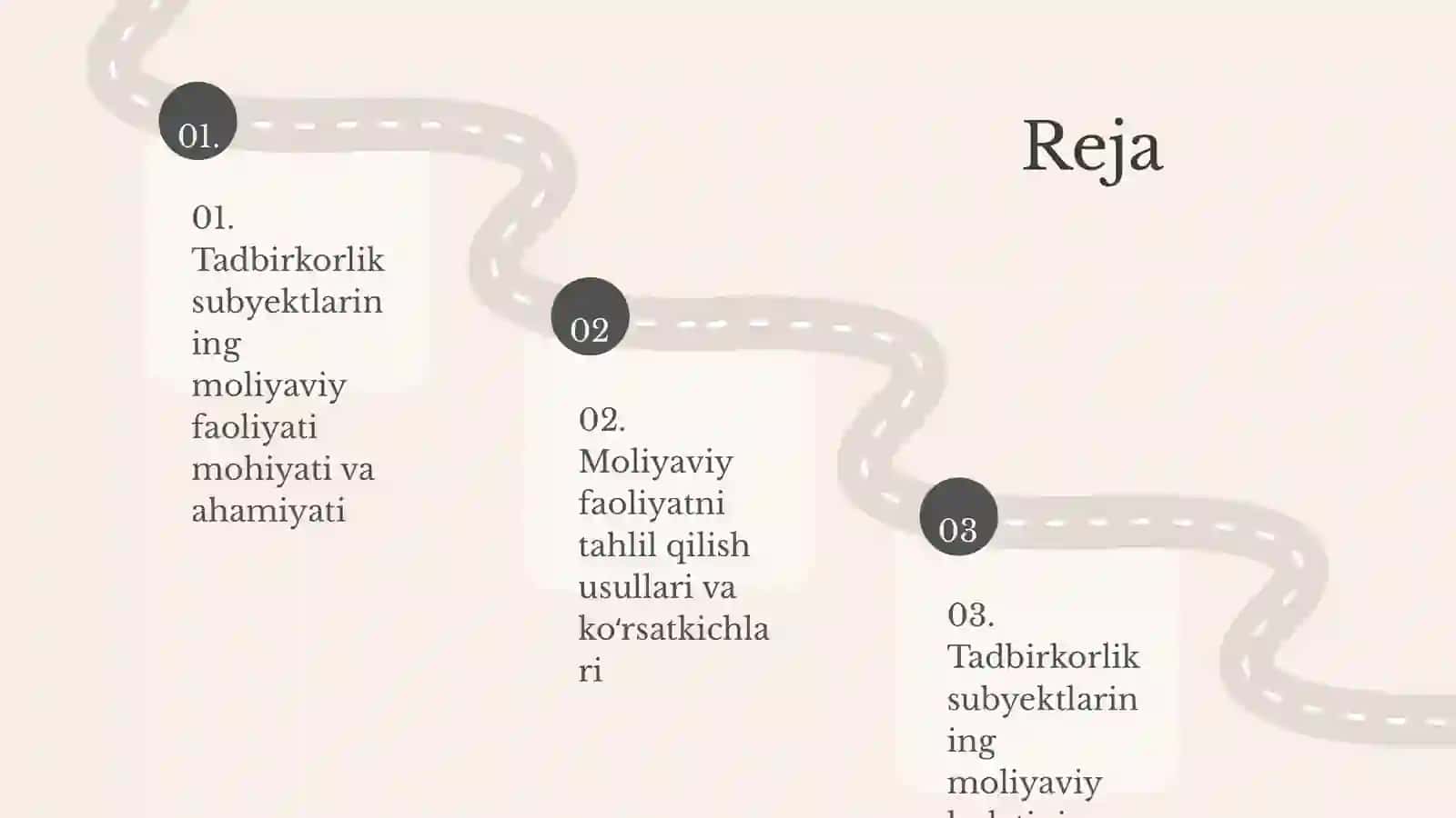 Tadbirkorlik subyektlarining moliyaviy faoliyati tahlili 2