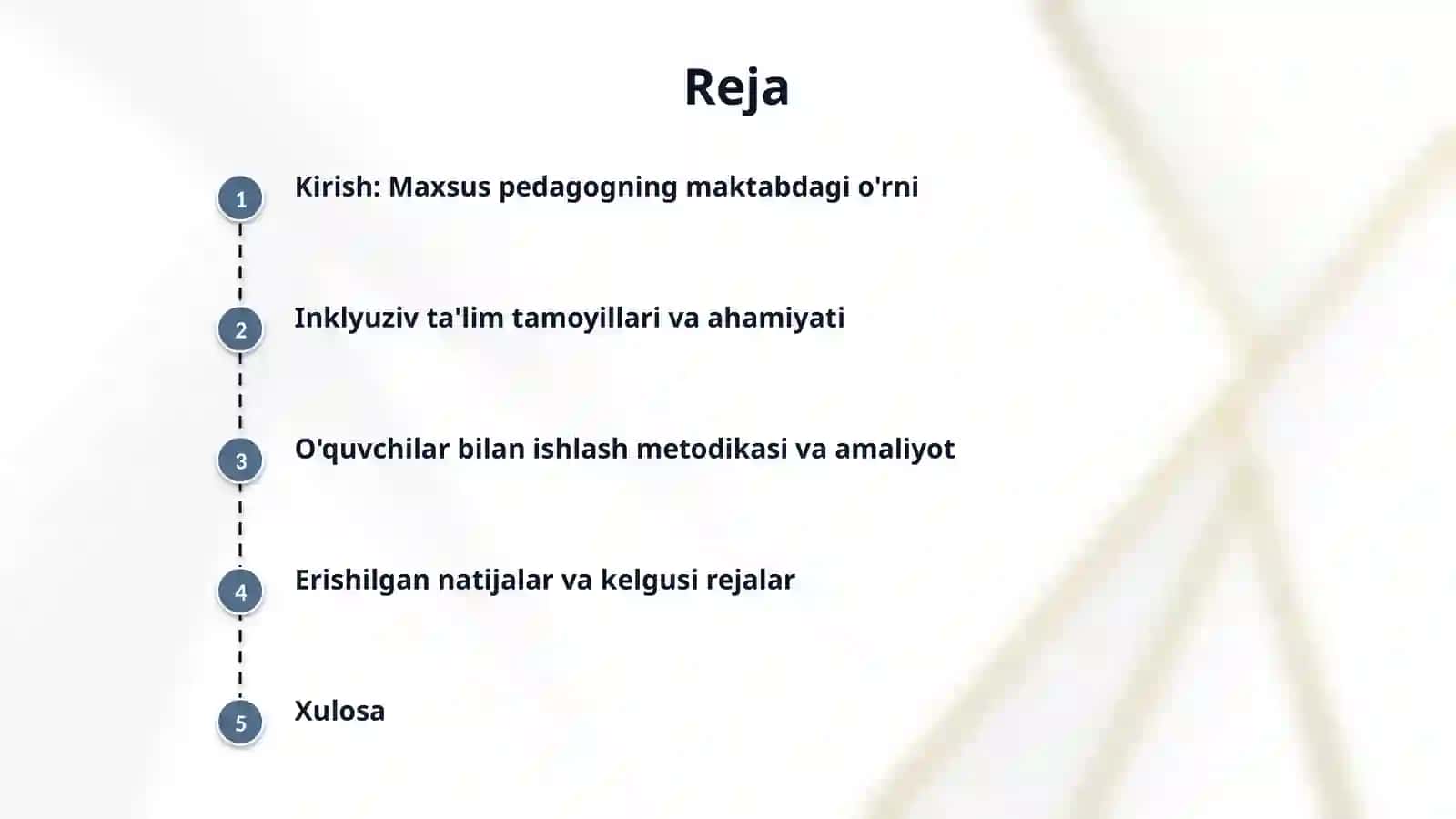 Mening Pedagogik faoliyatim (Inklyuziv ta`lim) 2