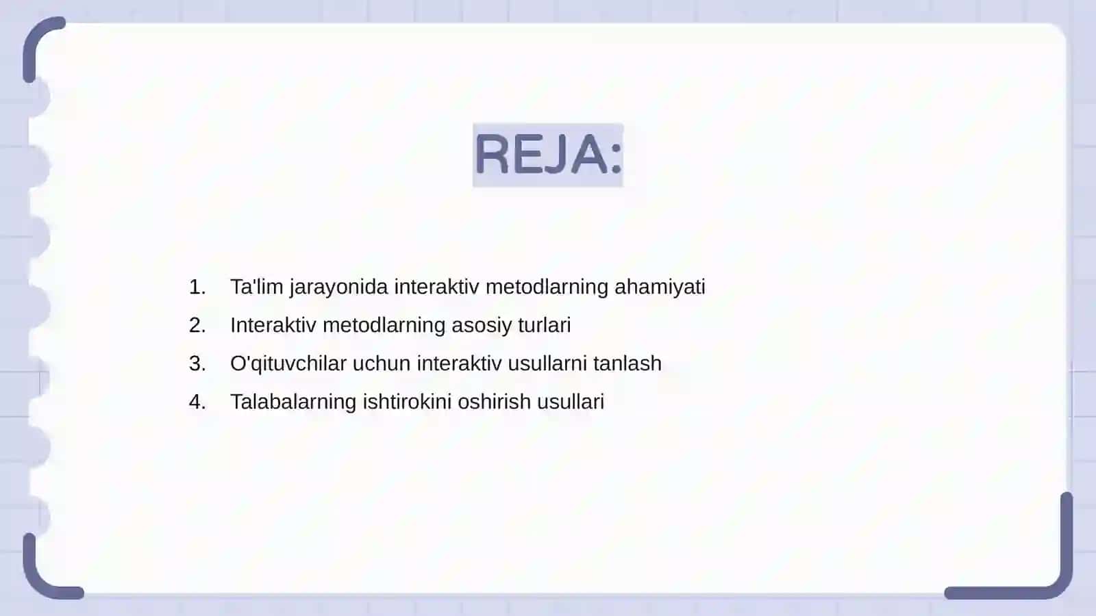 Ta'lim jarayonida interaktiv metodlarning ahamiyati 2
