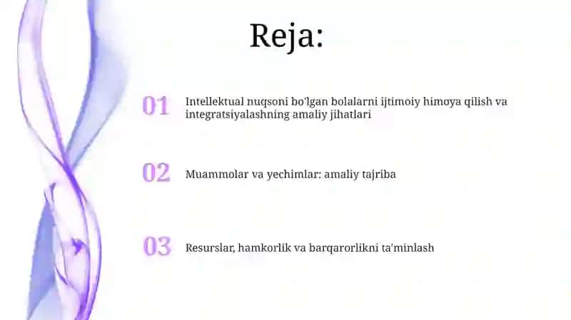 Aqli zaif bolalar ijtimoiy himoyasi va integratsiyasining amaliy jihatlari tashkil etish masalalari 2