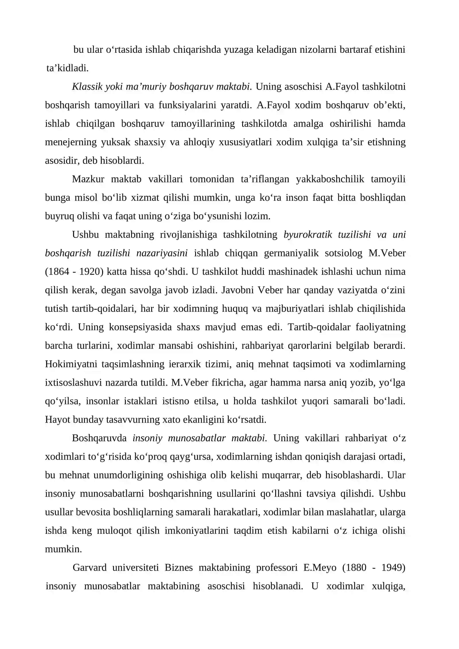 Tashkiliy xulqning nazariy asoslari 2