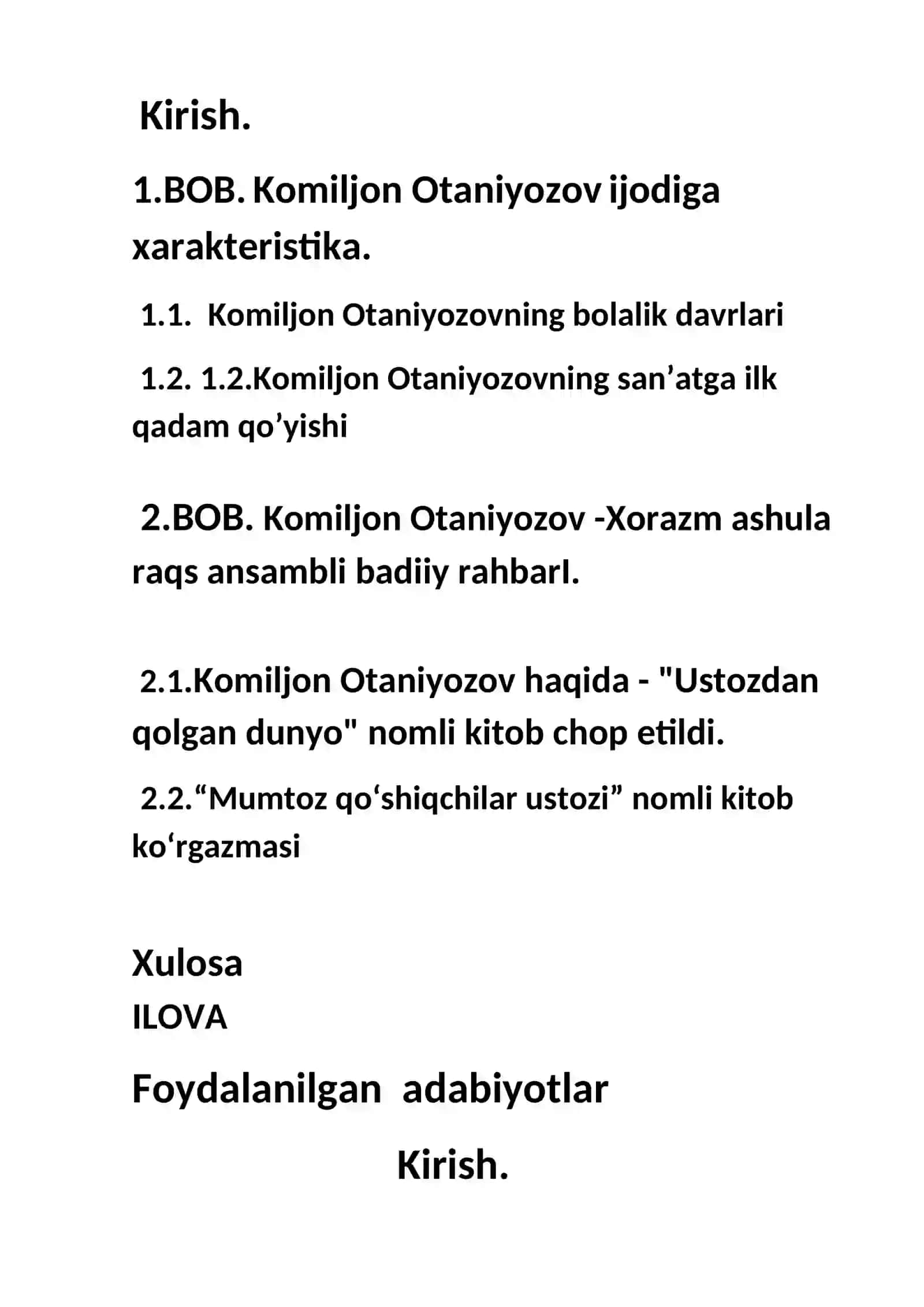 O’zbek bastakori Komiljon Otaniyozovning hayoti va ijodi 2