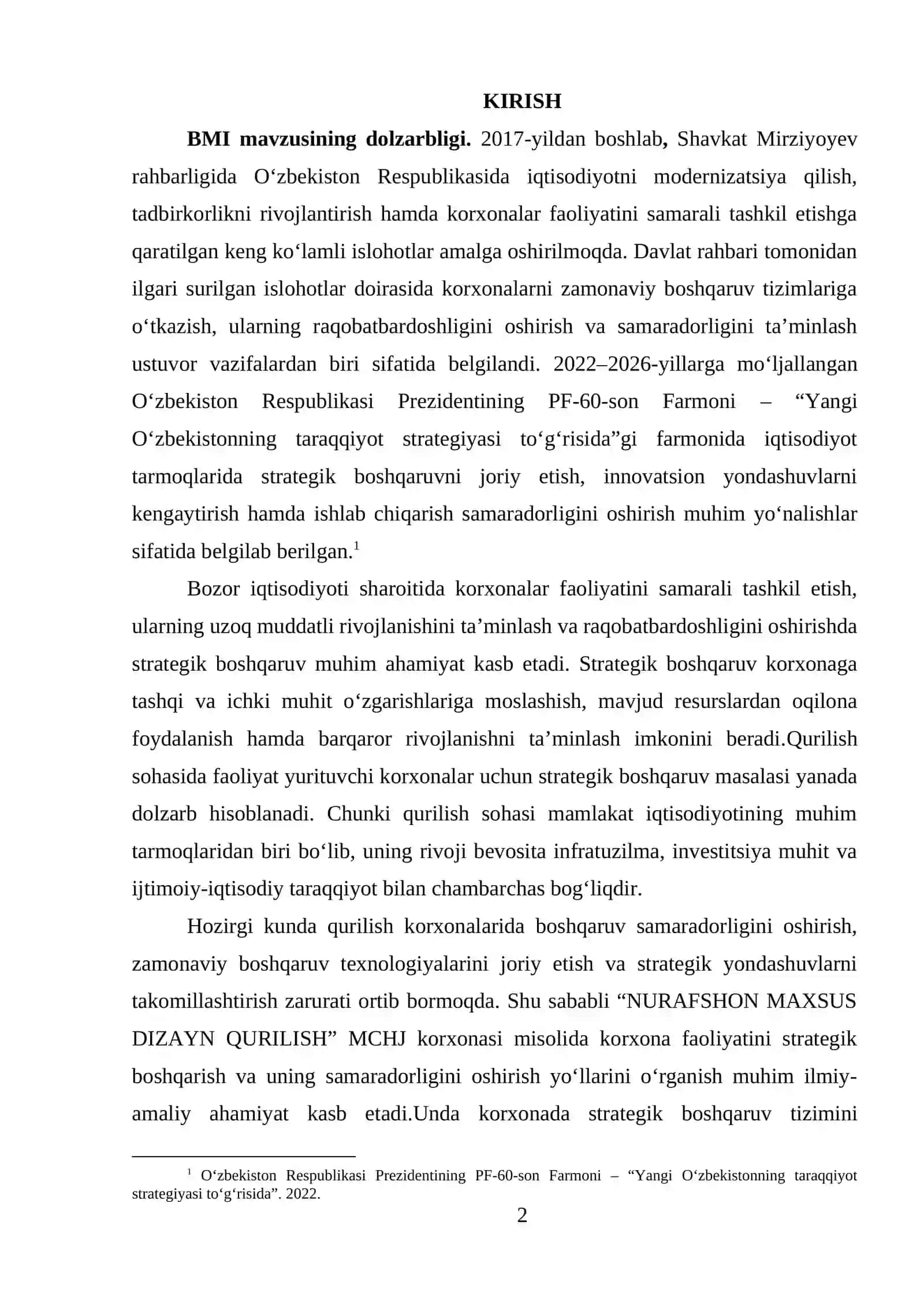 "NURAFSHON MAXSUS DIZAYN. QURILISH MCHJ" 2