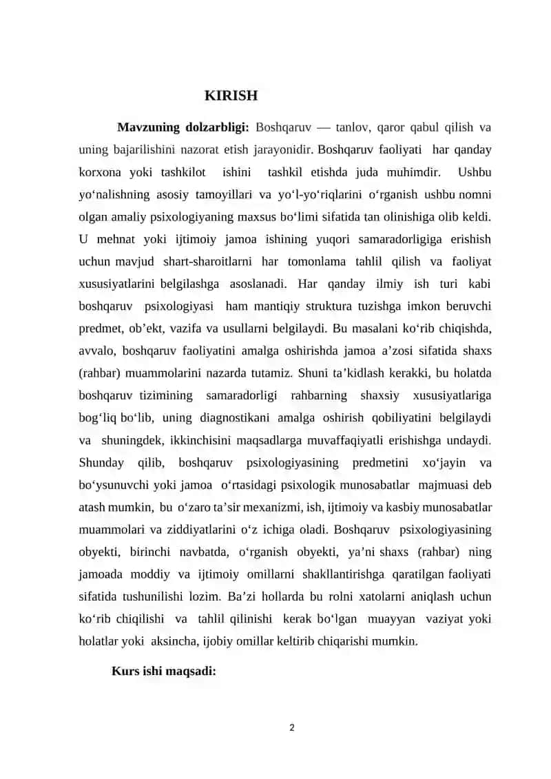 Psixologik xizmat tashkil etish tarixi 2