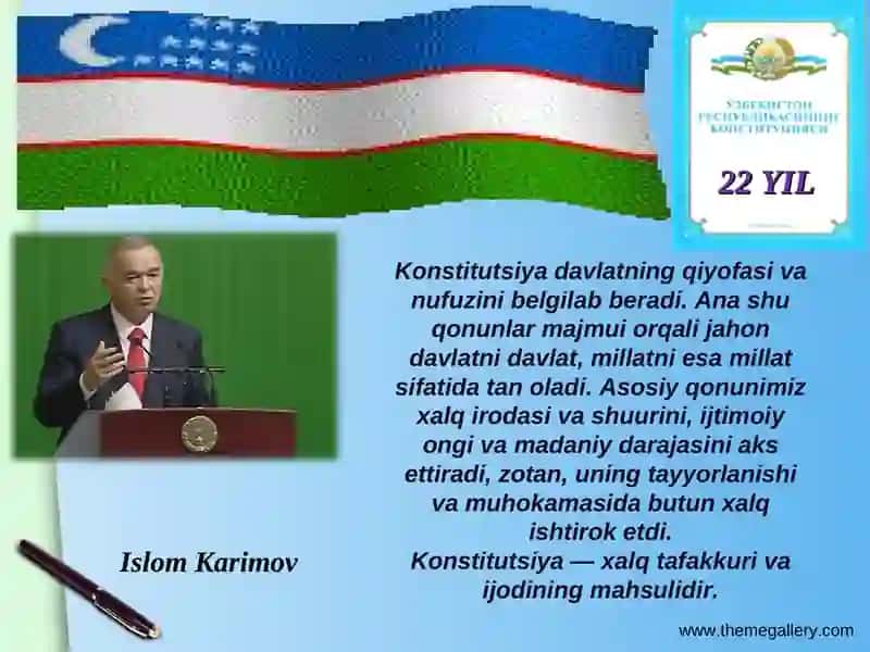Islom Karimov Konstitutsiya 2