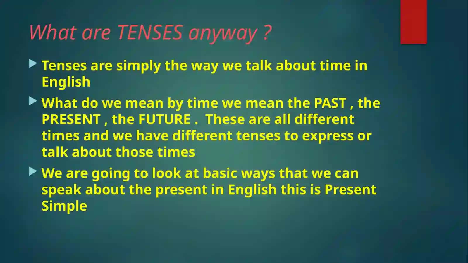 PRESENT SIMPLE 2