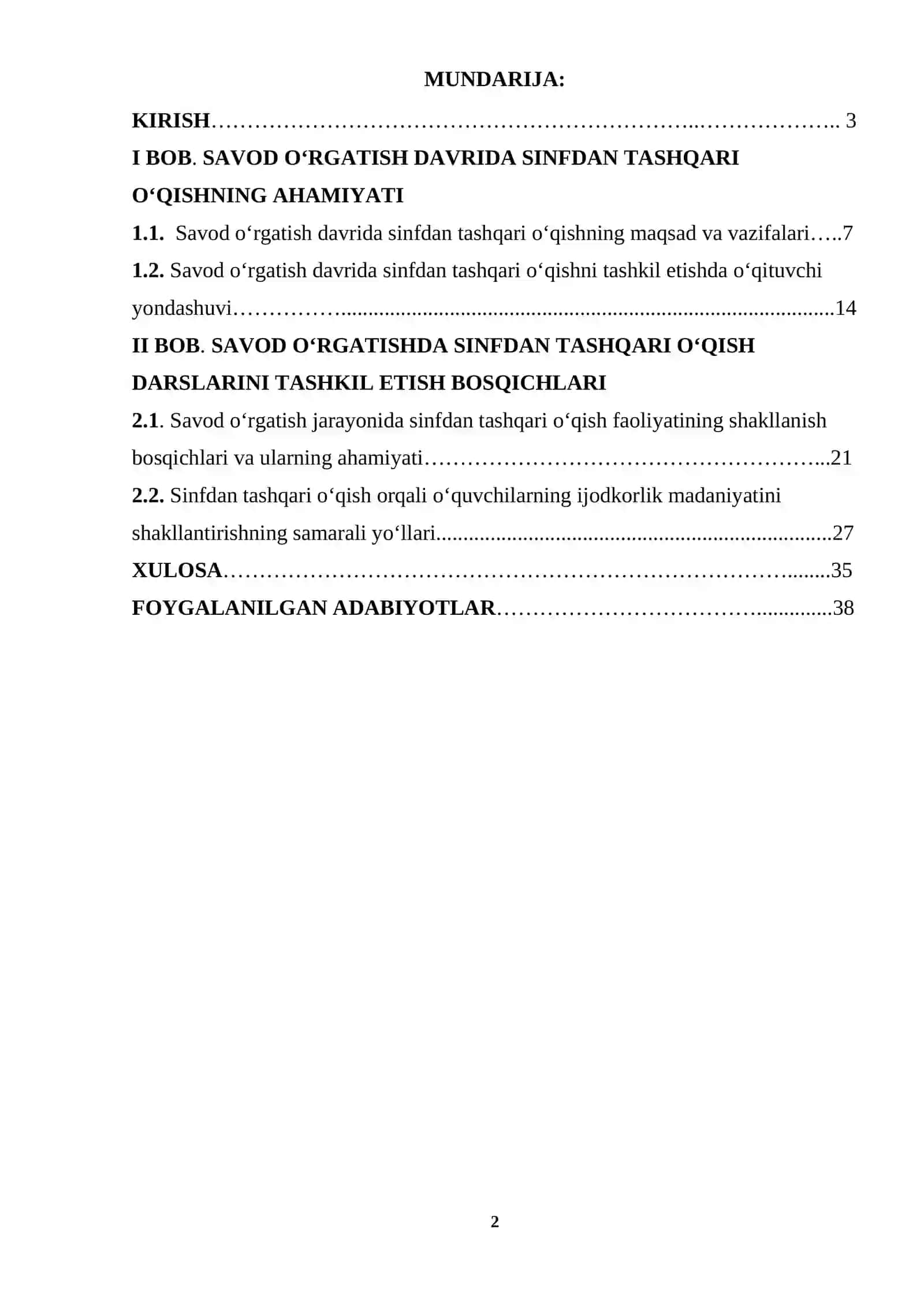 Savod o‘rgatish davrida sinfdan tashqari o‘qishni tashkil etish 2