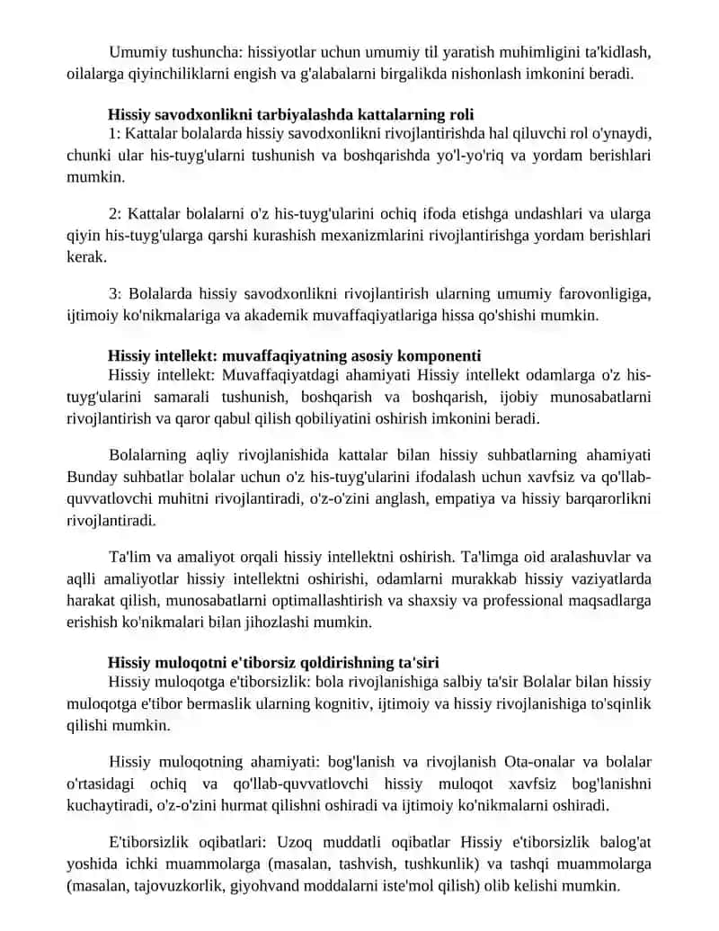 Godaklik Davrida Psixik Rivojlanishda Kattalar Bilan Emotsional Muloqatning Ahamiyati 2