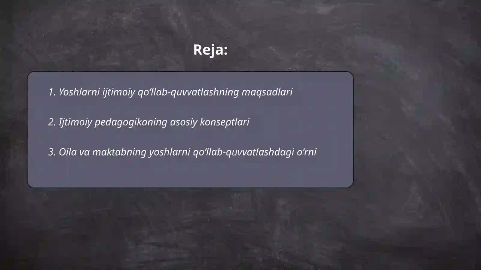 Yoshlarni ijtimoiy pedagogik qoʻllab quvvatlash 2