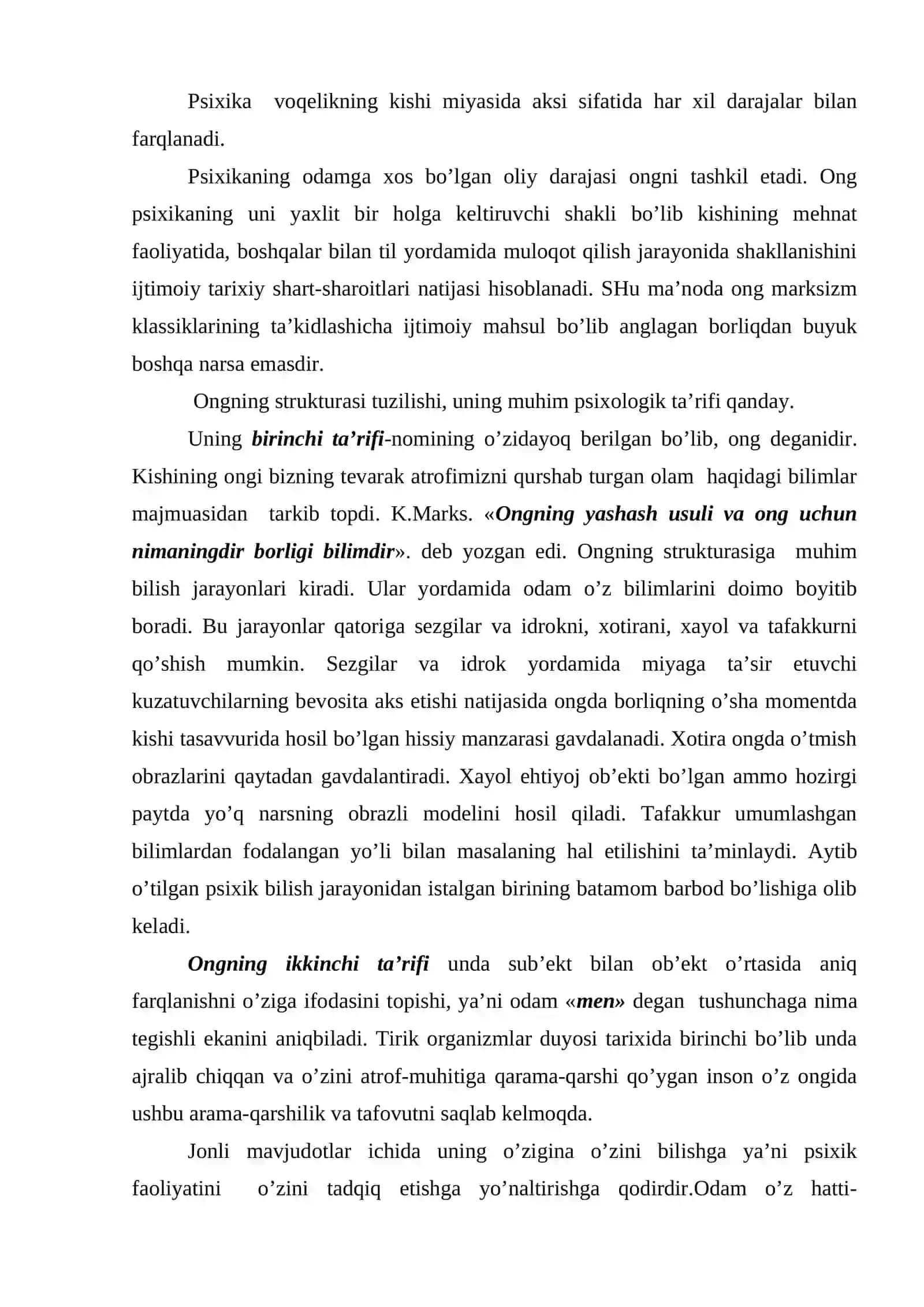 Ong haqida tushuncha 2