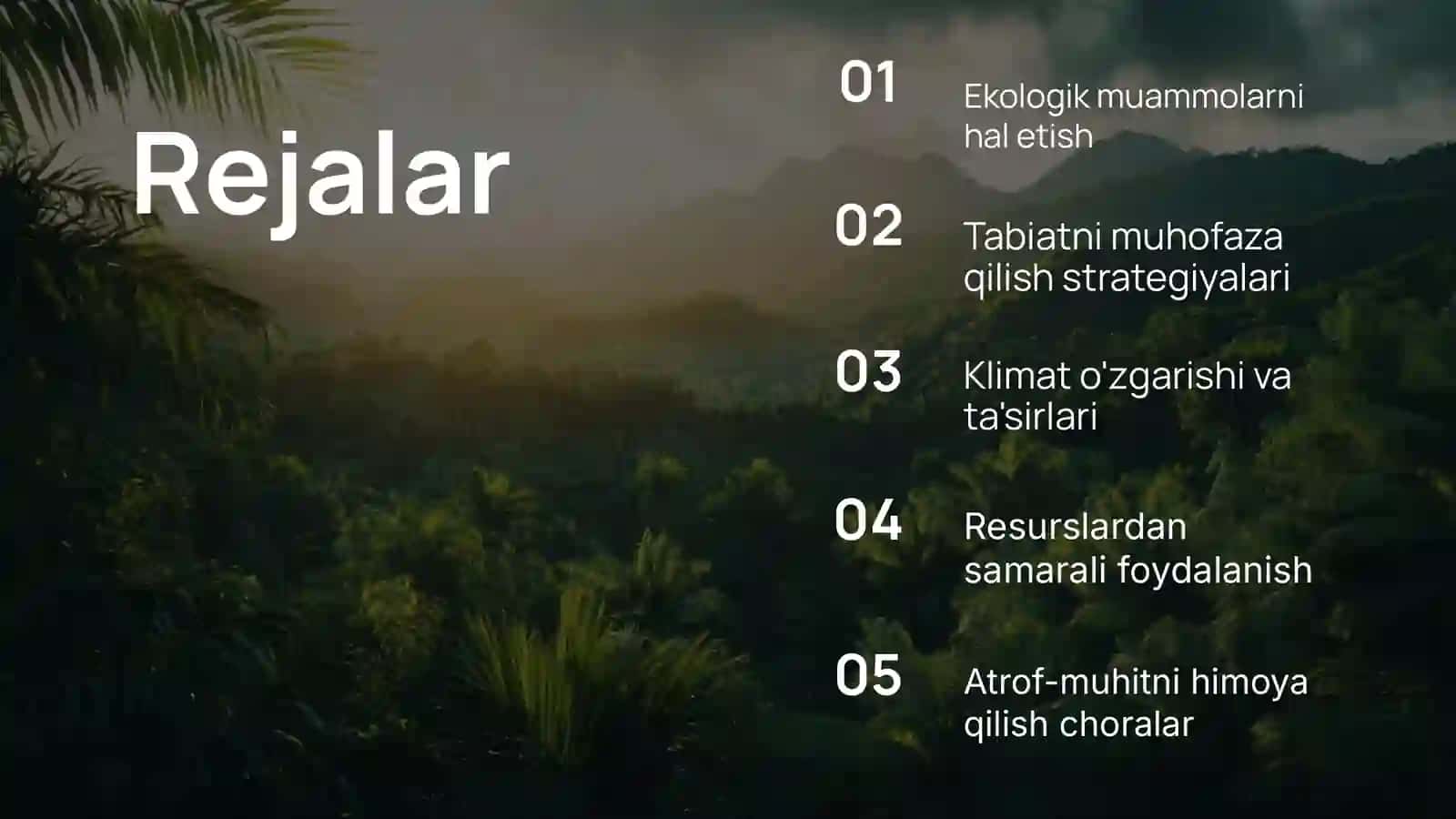 Ekologiya va Hodisalar 2