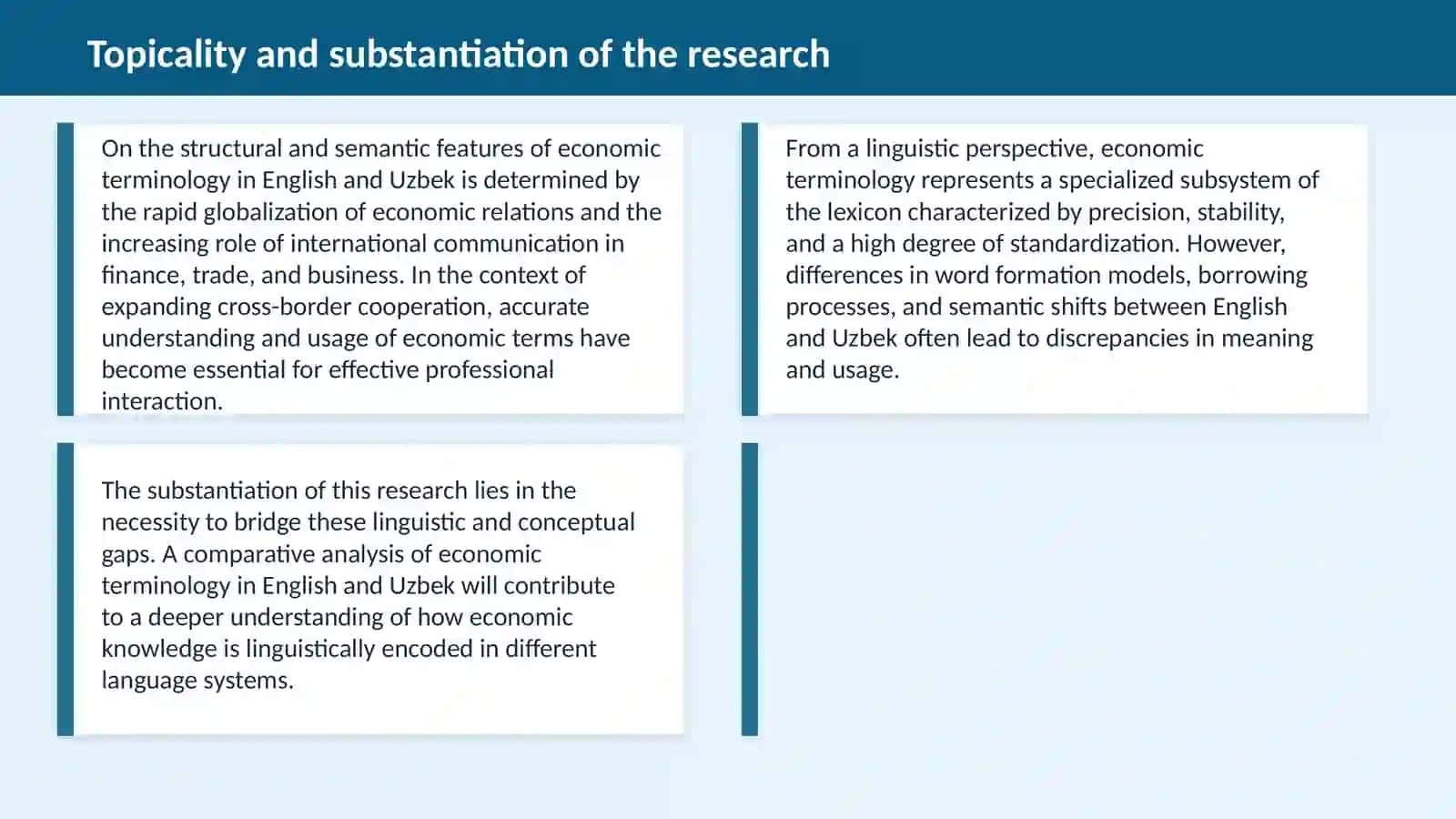 Structural and Semantic Features of Economic Terminology in English and Uzbek 2