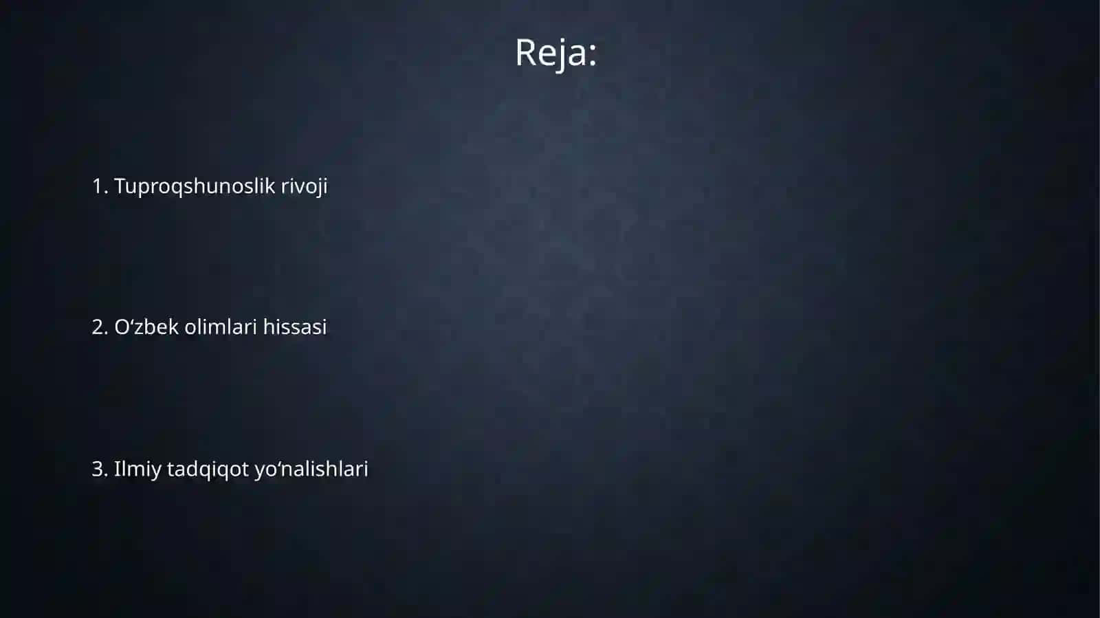 Tuproqlarni taqdid qilishda ozbek olimlari hissasi 2